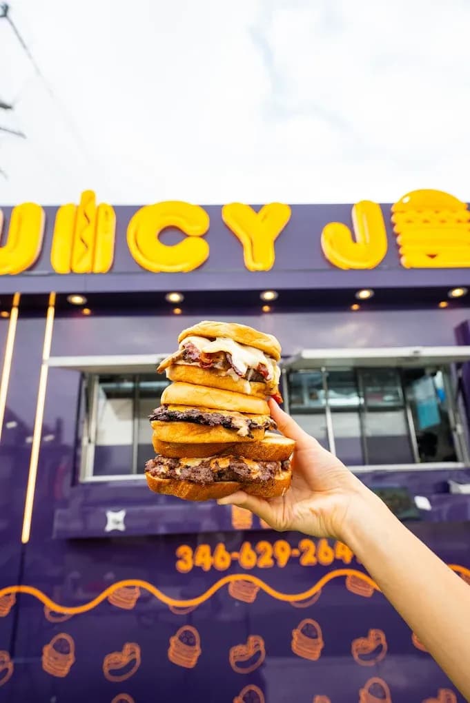 Juicy Joint storefront with signature burgers