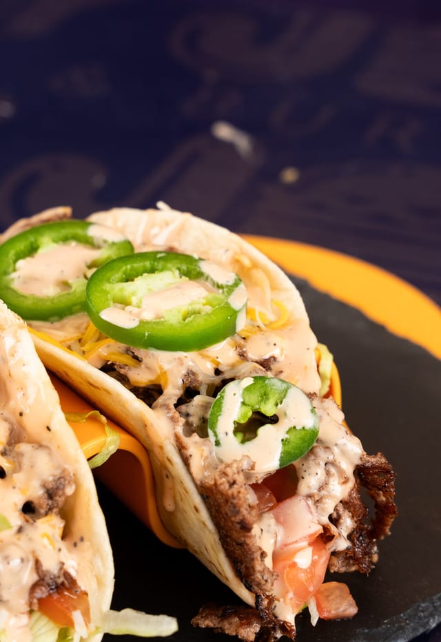 Four Jalapeño Sizzler Tacos