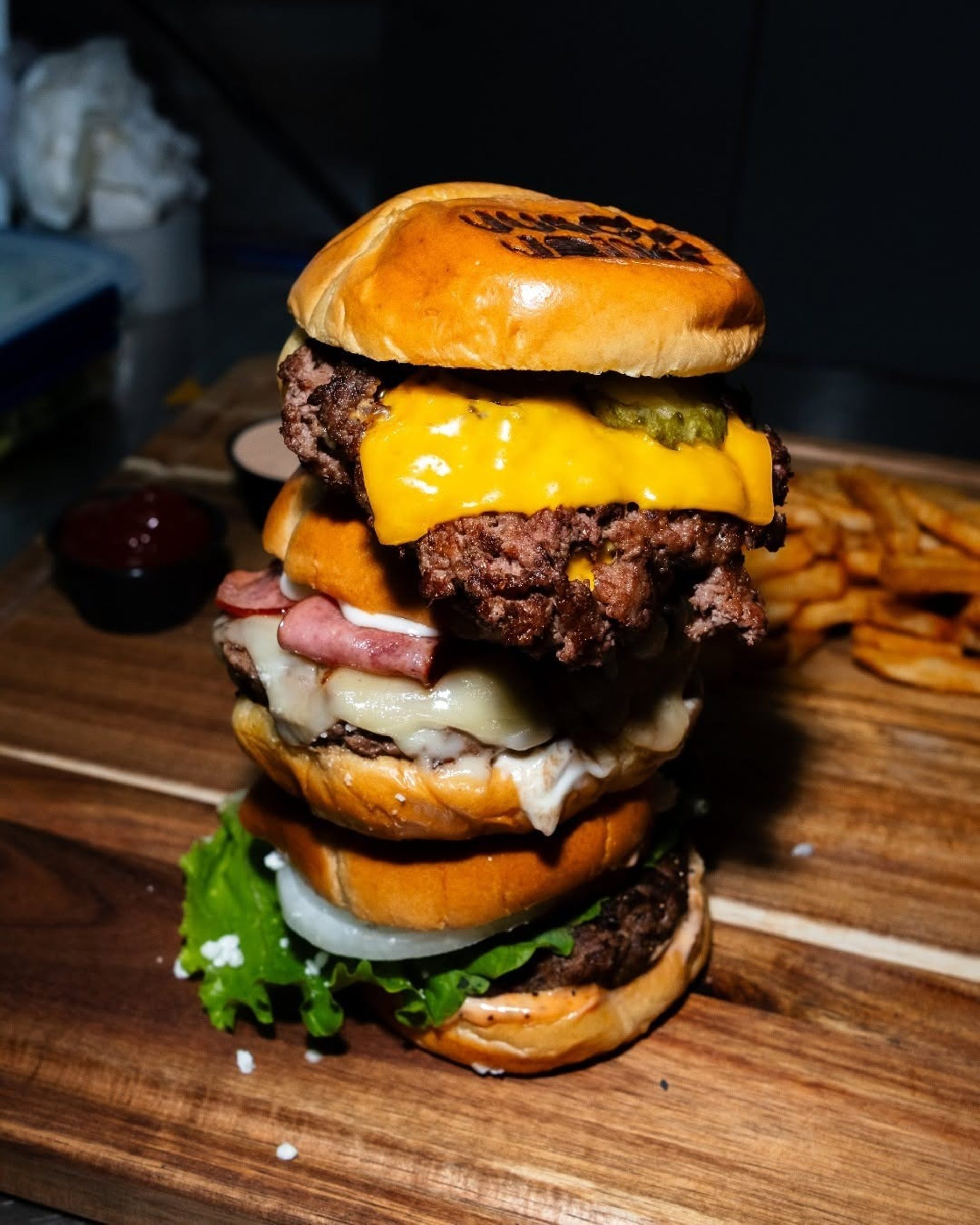 CRISPY EDGES, JUICY CENTER, BOLD FLAVOR