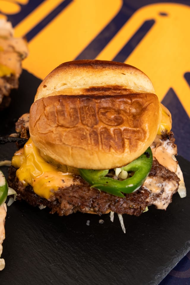 Four Jalapeño Groove Sizzler Sliders