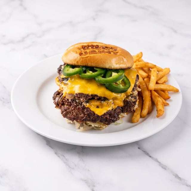 Jalapeño Groove Sizzler Smash Burger.